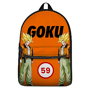 Dragon Ball Z Backpacks -  Son Goku 59 Design Minimalist Orange Backpack SAI0505