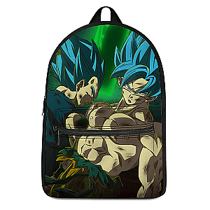 Dragon Ball Super Backpacks - Saiyan Blue Son Goku Vegeta Badass Backpack SAI0505