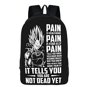 Vegeta Inspirational Strengthen Pain Motivation Backpack Bag SAI0505