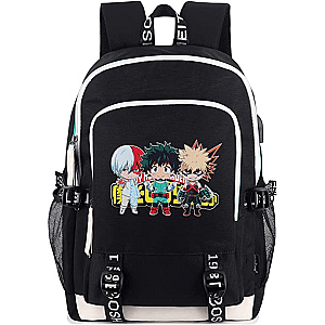 My Hero Academia Anime Backpack - Printed College School Bag Laptop Backpack