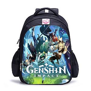 Genshin Impact Backpack: 16inch Genshin 3D Printed Backpack