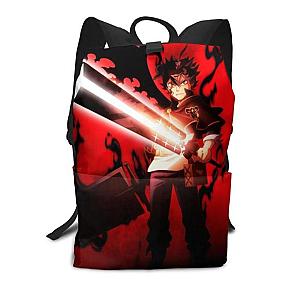 Black Clover Backpack: Asta Black Clover Printed Backpack