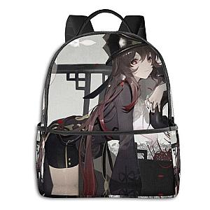 Genshin Impact Backpack:  Printed Backpack Hu Tao