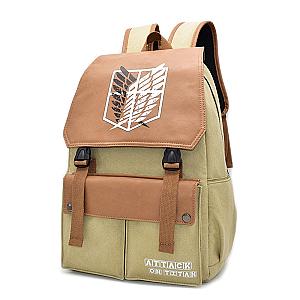 Anime Backpack Attack on Titan - Anime Schoolbag Shoulders Backpack