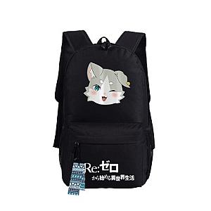 Re: Zero Backpack: Black Backpack Cute Puck