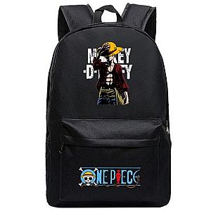 One Piece Backpack: Monkey D Luffy Black Backpack