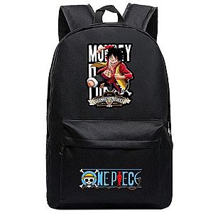 One Piece Backpack: Monkey D Luffy Black Backpack