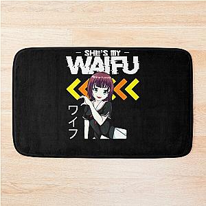 Shes My Waifu Hes My Senpai Anime Manga Couples Romantic Bath Mat