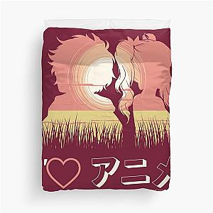 I love our moments Anime style Couple T-Shirt Duvet Cover