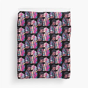 Anime Interracial Love Duvet Cover