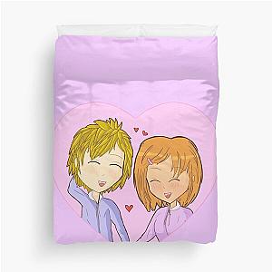 Anime couple  Duvet Cover