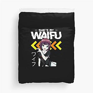 Shes My Waifu Hes My Senpai Anime Manga Couples Romantic Duvet Cover