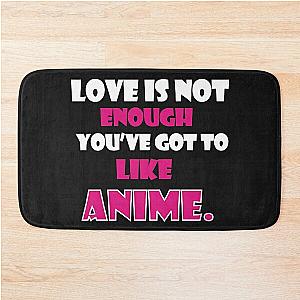 Funny Anime Jokes Valentine Relationship Lover Bath Mat