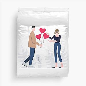 Valentine's couples  Duvet Cover