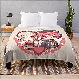 anime valentine  Show Your Love for Your Favorite Characters Throw Blanket