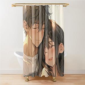 Romantic anime couples Shower Curtain