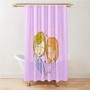 Anime couple  Shower Curtain