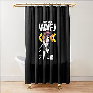 Shes My Waifu Hes My Senpai Anime Manga Couples Romantic Shower Curtain