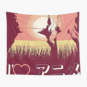 I love your Smile Anime style Couple Tapestry