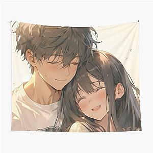 Romantic anime couples Tapestry