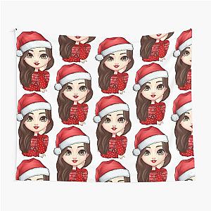 Personalised Anime Style Character - Christmas Version Tapestry