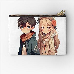 Anime Couple Zipper Pouch