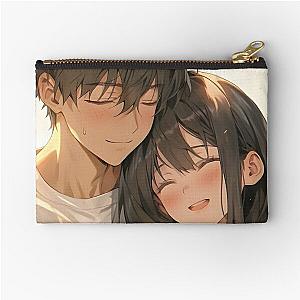 Romantic anime couples Zipper Pouch