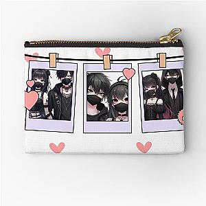 Cute anime couple polaroids Zipper Pouch