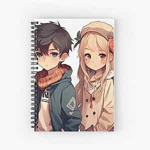 Anime Couple Spiral Notebook