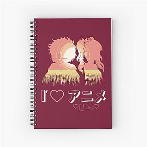 I love us Anime style Couple Spiral Notebook