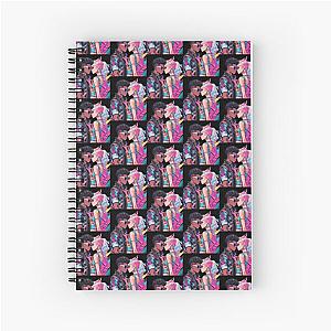 Anime Interracial Love Spiral Notebook