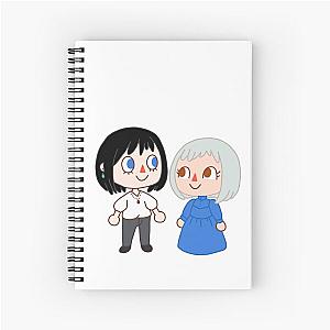 Anime couples: Howl and Sophie Spiral Notebook