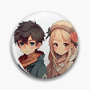 Anime Couple Pin