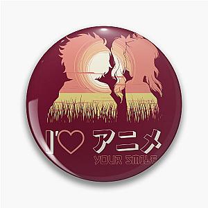 I love your Smile Anime style Couple Pin