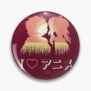 I love us Anime style Couple Pin