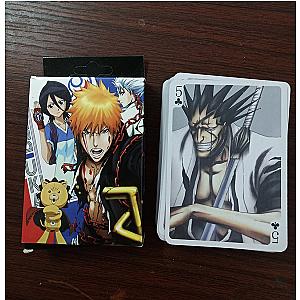 Anime BLEACH Kurosaki Masaki kurosaki Isshin Cards Hardcover Poker Toy Gift With Box(54pcs)