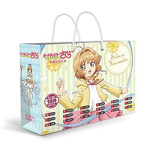 Anime lucky bag gift bag Cardcaptor Sakura collection bag toy include postcard poster badge stickers bookmark sleeves gift