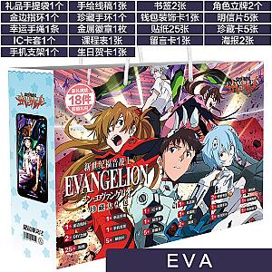 EVA Anime Figure Cartoon Characters New Century Evangelion Lucky Bag Paper Poster Badge Bracelet Phnom Penh Ring Sticker Gift