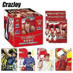 SLAM DUNK Collection rare Cards box Rukawa Japanese Anime Sakuragi Hanamichi figure Character collectibles Card for Child Gifts