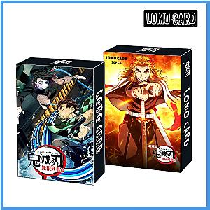 NEW 30Pcs/Box Anime JoJo's Demon Slayer Luffy My Hero Haikyuu Cards Cartoon Postcard Artbook Props Lomo Card Gift Collection