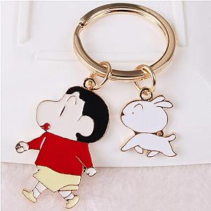 1 Piece Of Metal Design High Quality Animated Shin-Chan Kawaii Key Cartoon AT2302 Official Merch