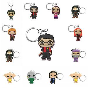 Pvc Holder Gifts Cute Animated Figure Keychain Voldemort Movie Magic Key AT2302 Official Merch