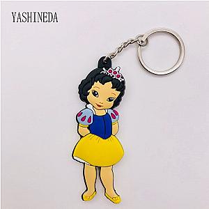 Princess Cartoon Animated 3D Key Double Side Key Ring Lovely Anime Pvc Figure AT2302 Official Merch