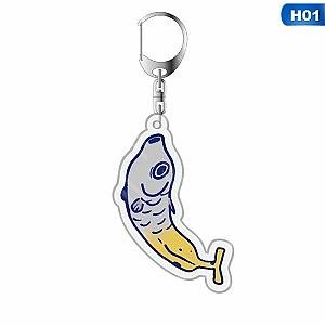 The Acrylic Key Chain Banana Animated Fish Eiji Okumura Cosplay Ash Lynx Phone AT2302 Official Merch