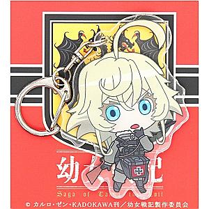 Tania Evil Tania Von Degurechaff Animated Lindo Key Acrylic Double-Sided AT2302 Official Merch