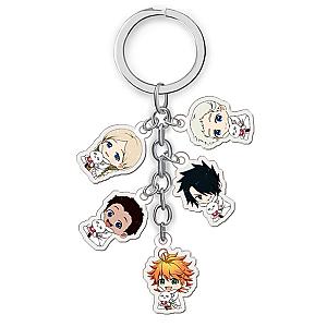 The Promised Key Chain Yakusoku No Neverland Neverland Norman Emma Ray Cosplay AT2302 Official Merch