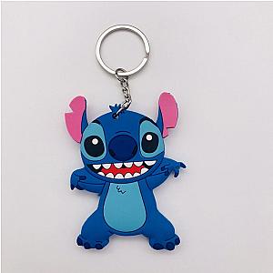 The Cartoon Figure Pvc Key Chain Stitch 3D Double Side Key Chain Trinket Cute AT2302 Official Merch