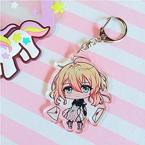 The Cartoon Figure Violeta Evergarden Acrylic Key Chain Pendant Gift Keychain Memory AT2302 Official Merch