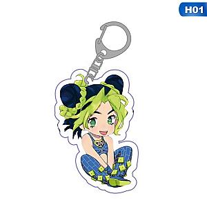 The Cartoon Figure Jojo Bizarre Adventure Collection Key Chain Acrylic Pendant AT2302 Official Merch