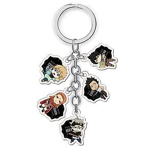 The Cartoon Figure Of The Black Clover Key Chain Asta Yuno Noell Yami Silva Magna Acrylic Earring AT2302 Official Merch